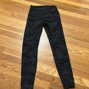 Lululemon Wunder Train Camo Leggings
